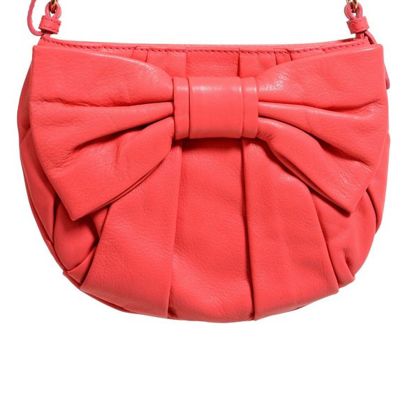 Red Valentino Pink 100% Leather Shoulder Bag